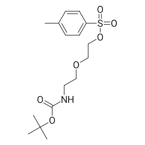 Tos-PEG2-NH-Boc 化学结构 CAS号：192132-77-7