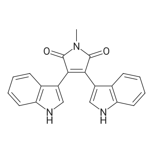 Bisindolylmaleimide V/双吲哚马来酰亚胺V 化学结构 CAS号：113963-68-1