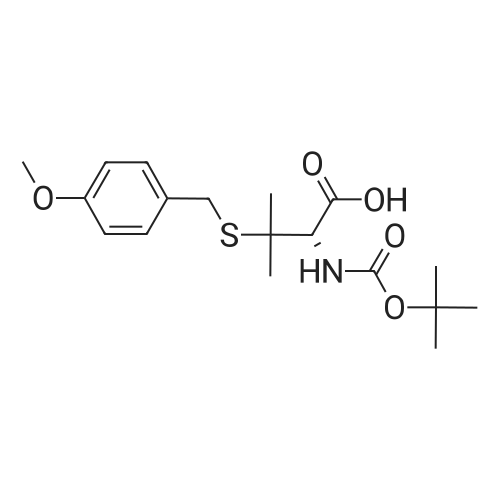 Boc-Pen(Mob)-OH 化学结构 CAS号：106306-57-4
