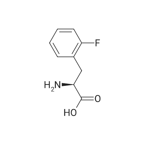H-Phe(2-F)-OH 化学结构 CAS号：19883-78-4