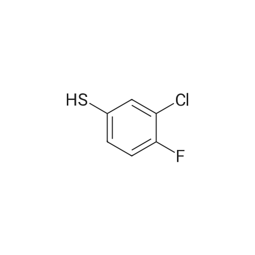 3-Chloro-4-fluorothiophenol 化学结构 CAS号：60811-23-6