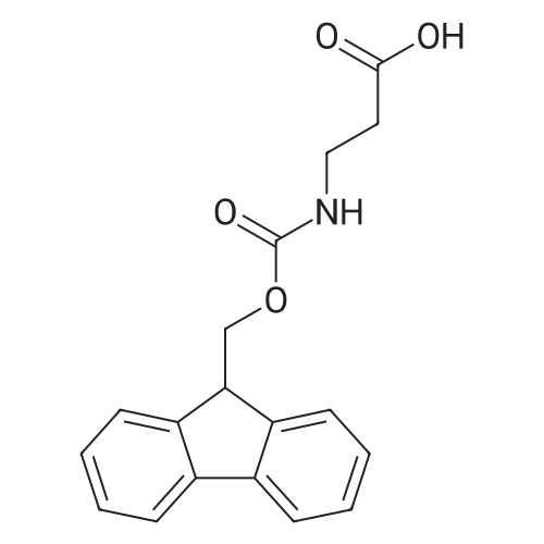 Fmoc-β-Ala-OH 化学结构 CAS号：35737-10-1