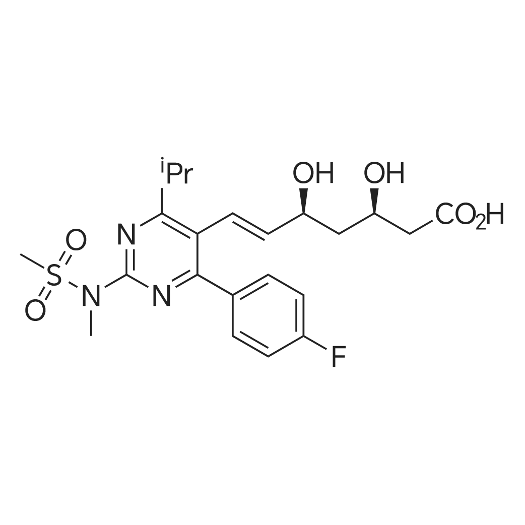 Rosuvastatin/瑞舒伐他汀 化学结构 CAS号：287714-41-4