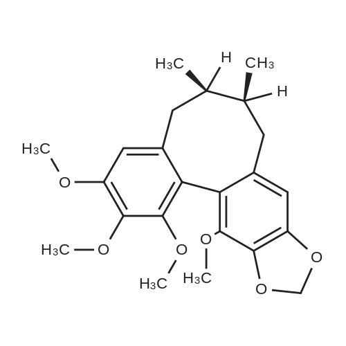 Schizandrin B 化学结构 CAS号：61281-37-6