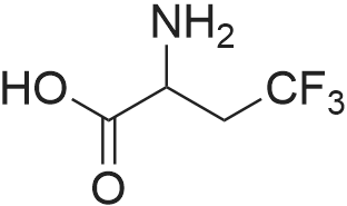 2-Amino-4,4,4-trifluorobutyric Acid 化学结构 CAS号：15959-93-0