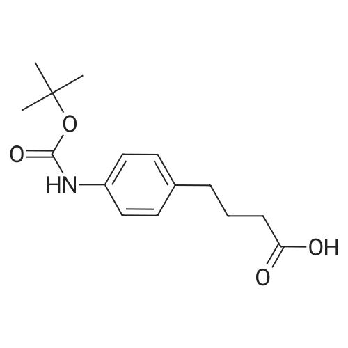 4-(Boc-4-aminophenyl)butanoic acid 化学结构 CAS号：105300-90-1
