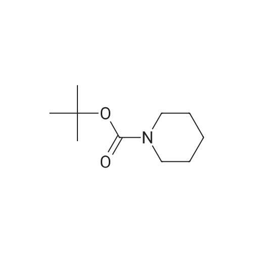 N-Boc-piperidine 化学结构 CAS号：75844-69-8