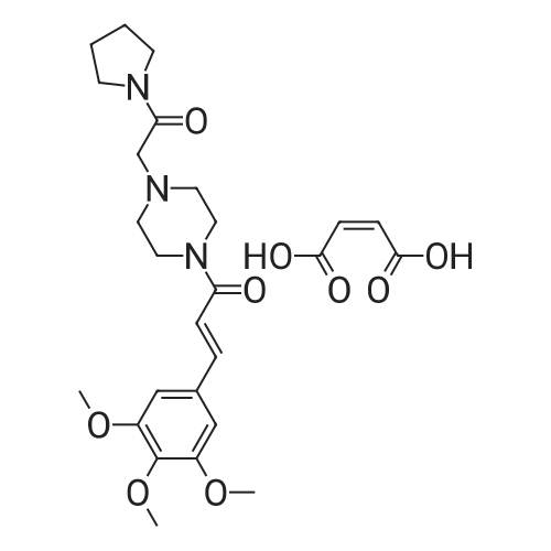 Cinepazide Maleate 化学结构 CAS号：26328-04-1