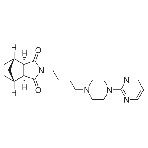 Tandospirone/坦度螺酮 化学结构 CAS号：87760-53-0