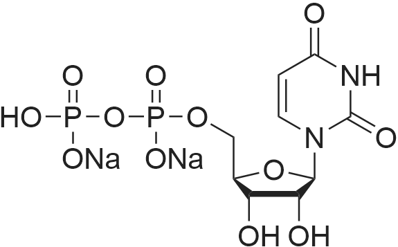 Uridine-5'-diphosphate disodium salt/尿苷-5'-二磷酸二钠盐 化学结构 CAS号：27821-45-0