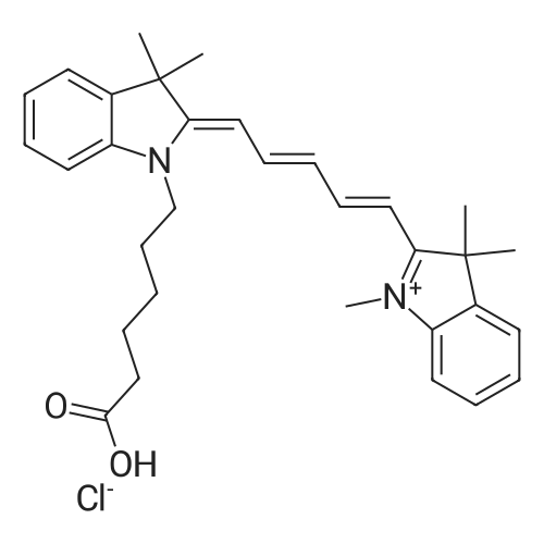 Cyanine5 carboxylic acid chloride 化学结构 CAS号：1032678-07-1