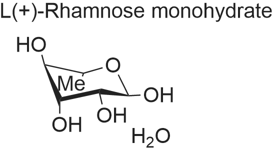 L(+)-Rhamnose monohydrate 化学结构 CAS号：10030-85-0