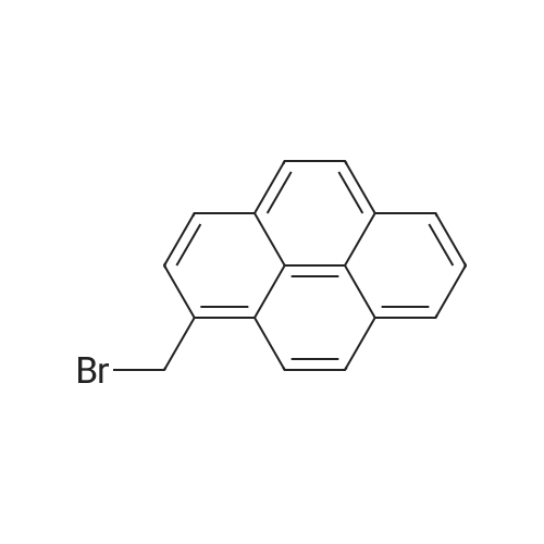 1-(Bromomethyl)pyrene 化学结构 CAS号：2595-90-6