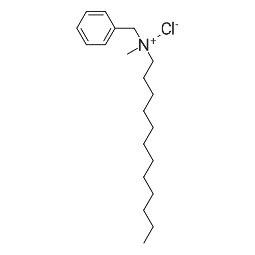 Lauryl benzalkonium chloride/苄基十二烷基二甲基氯化铵 化学结构 CAS号：139-07-1