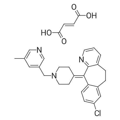 Rupatadine Fumarate 化学结构 CAS号：182349-12-8