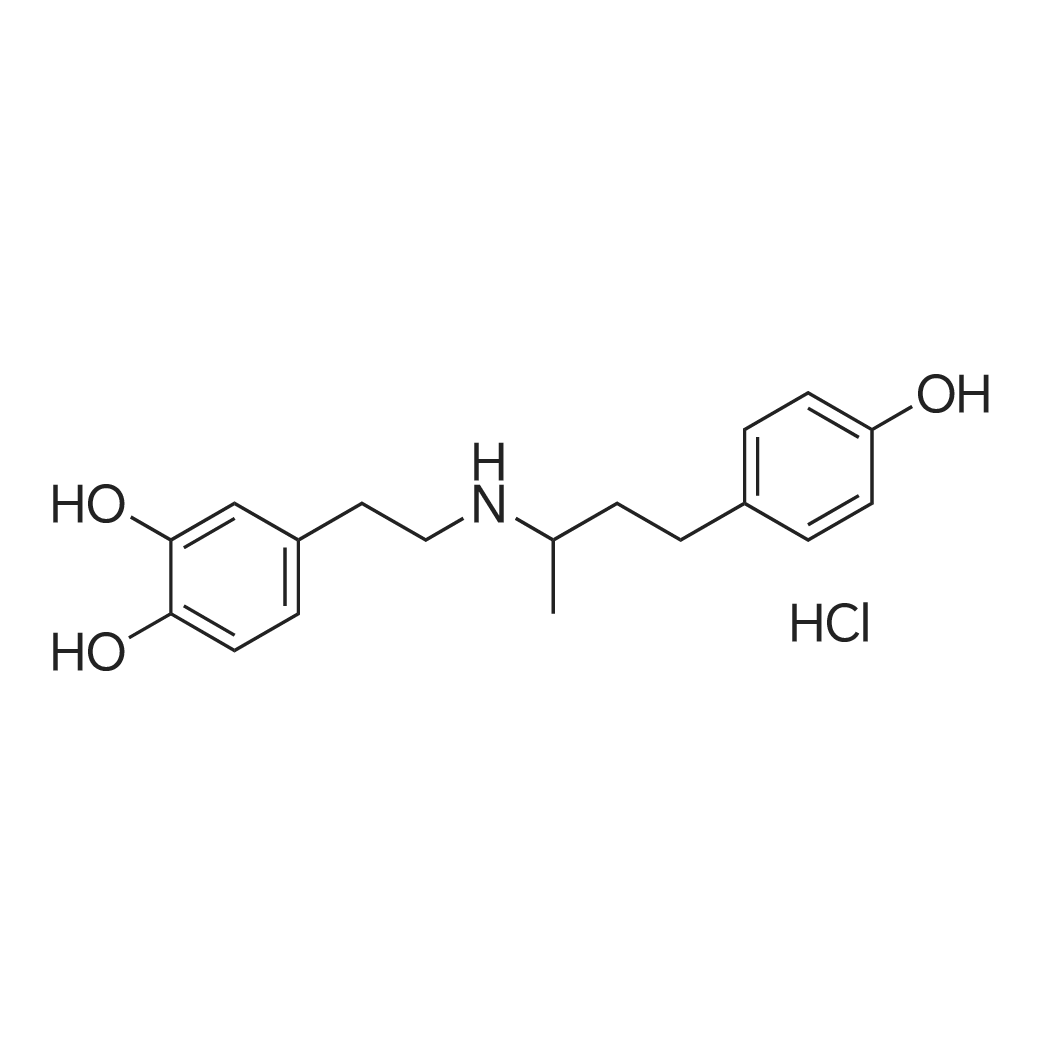 Dobutamine HCl/盐酸多巴酚丁胺 化学结构 CAS号：49745-95-1