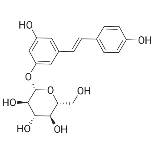 Polydatin/虎杖苷 化学结构 CAS号：27208-80-6
