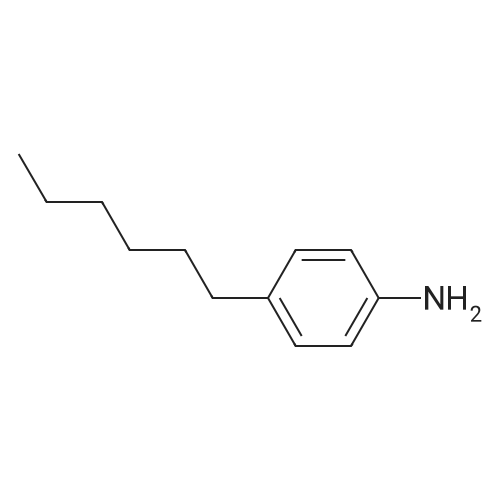 4-Hexylaniline 化学结构 CAS号：33228-45-4