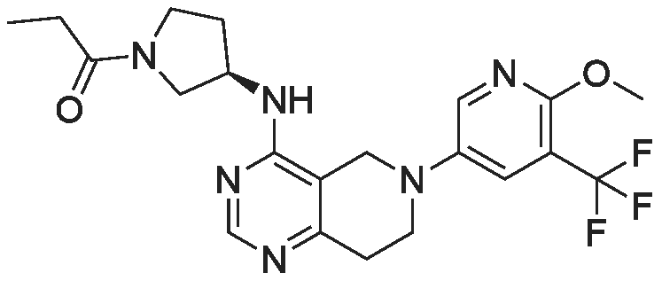 Leniolisib 化学结构 CAS号：1354690-24-6