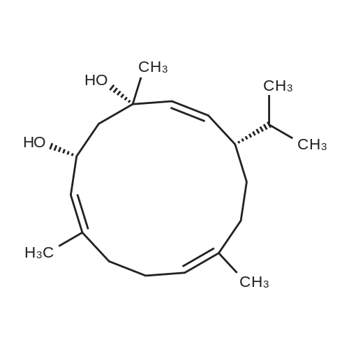 α-Cembrenediol 化学结构 CAS号：57605-80-8