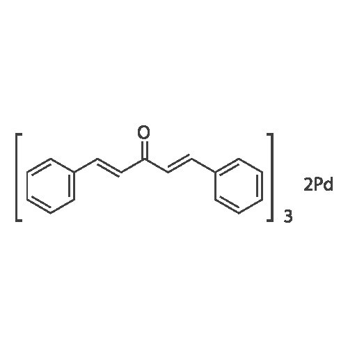 Pd2(DBA)3 化学结构 CAS号：52409-22-0