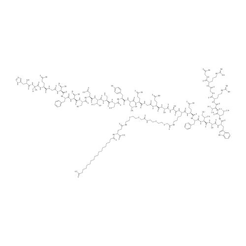 Semaglutide 化学结构 CAS号：910463-68-2