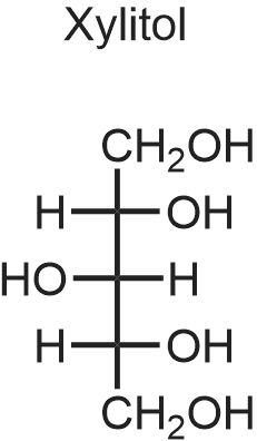 Xylitol 化学结构 CAS号：87-99-0