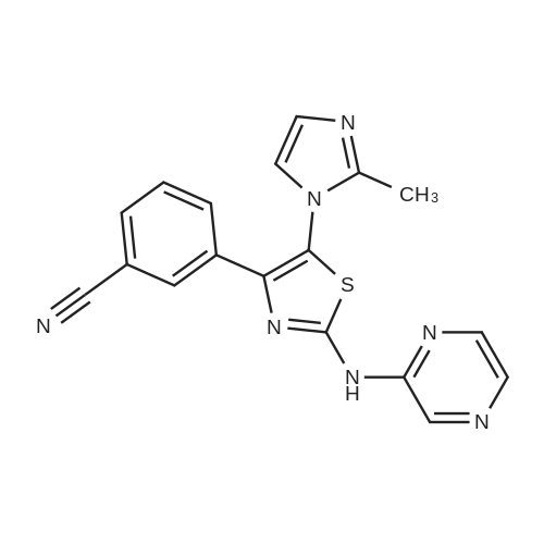 Adenosine antagonist-1 化学结构 CAS号：431040-19-6
