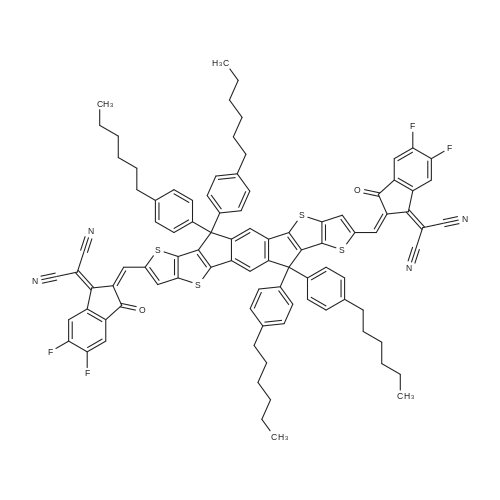 ITIC-4F 化学结构 CAS号：2097998-59-7