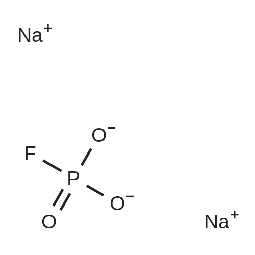 Sodium Monofluorophosphate 化学结构 CAS号：10163-15-2