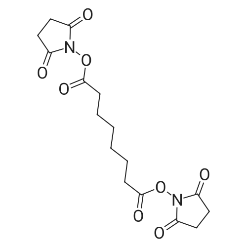 Di(N-succinimidyl)suberate 化学结构 CAS号：68528-80-3