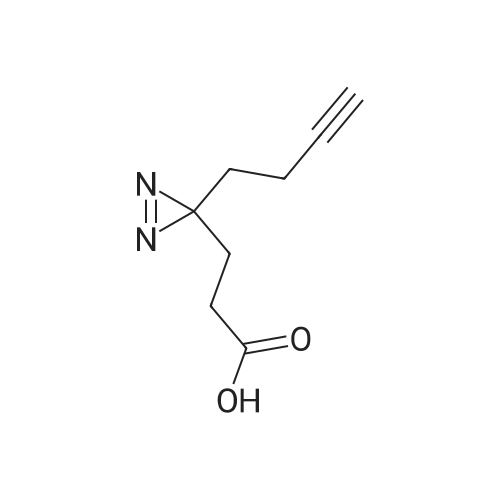 3-(3-(But-3-yn-1-yl)-3H-diazirin-3-yl)propan-1-amine 化学结构 CAS号：1450754-37-6