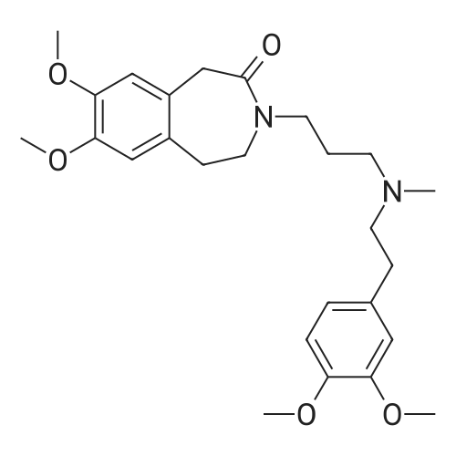 Zatebradine 化学结构 CAS号：85175-67-3