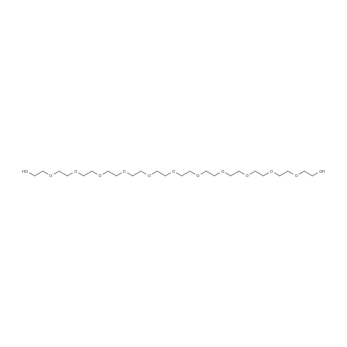 Dodecaethylene glycol/十二甘醇 化学结构 CAS号：6790-09-6