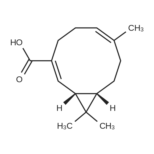 Volvalerenic acid A 化学结构 CAS号：1247014-34-1