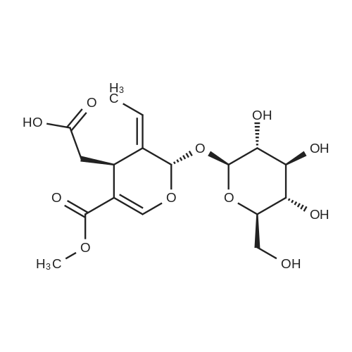 Oleoside 11-methyl ester 化学结构 CAS号：60539-23-3