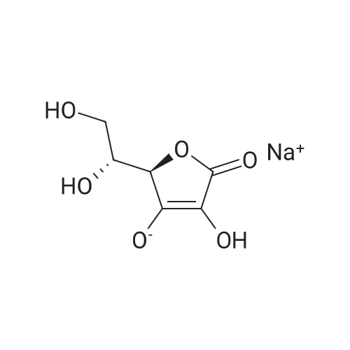 Sodium erythorbate/异抗坏血酸钠 化学结构 CAS号：6381-77-7