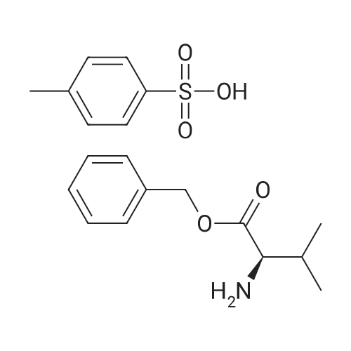 D-Valine Benzyl Ester p-Toluenesulfonate 化学结构 CAS号：17662-84-9